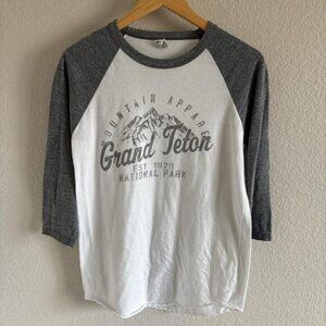 Mountain Apparel Grand Teton National Park 3 Quarter Sleeve tee shirt